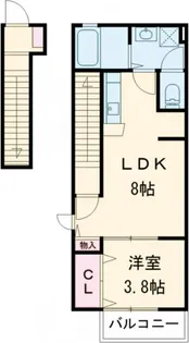 Lively K.【2階】の間取り