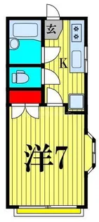 ホワイトドリームII【2階】の間取り