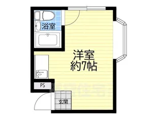 出穗三和町ハイツ【3階】の間取り