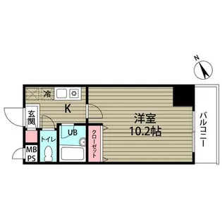 ダイヤマンション(K-122)(ダイヤマンション)【2階】の間取り