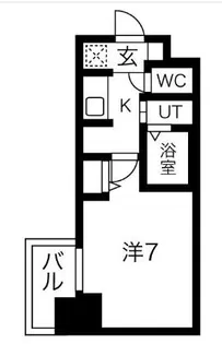 アスヴェル南森町1003【10階】の間取り