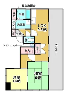 パークサイドヴィラ【1階】の間取り