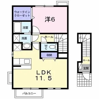 ma maisonC【2階】の間取り