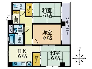 第1渡辺ビル【3階】の間取り