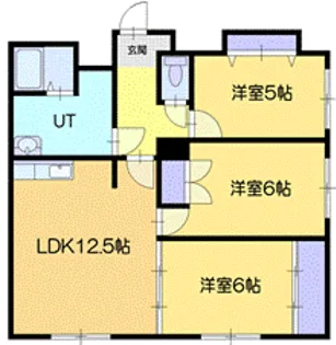 セントラル真々地【5階】の間取り