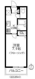 カーサ堤通【2階】の間取り