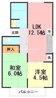 メゾン大井B【2階】の間取り