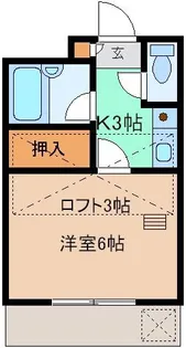 メゾン越仙【1階】の間取り