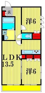 FOREST HILLS I【2階】の間取り