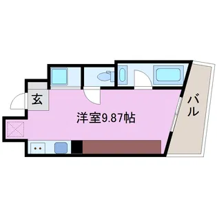PLATINUM【5階】の間取り
