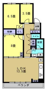 リアライズ柏2【1階】の間取り