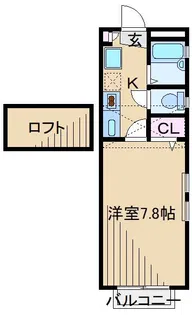 グリーンゲイブルス菊名【1階】の間取り