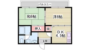 アネックス・サンガーデン【2階】の間取り