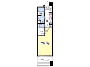 グランルージュ北一番丁【7階】の間取り