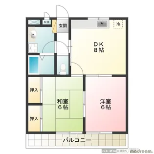 パル秋留台【1階】の間取り