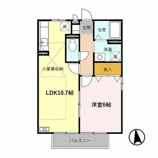 プロムナード A【2階】の間取り