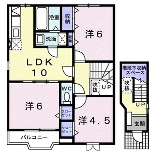サニー・K【2階】の間取り