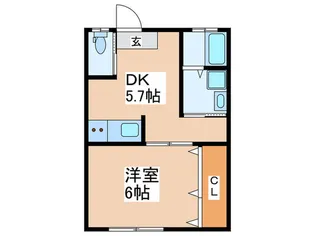 佐吉マンション【4階】の間取り
