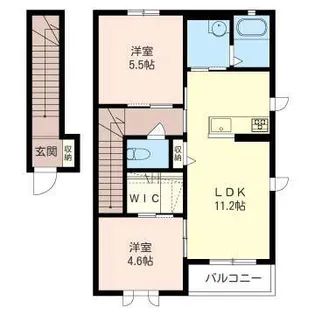オリジーネC【2階】の間取り