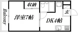 ハーベスト上島【2階】の間取り