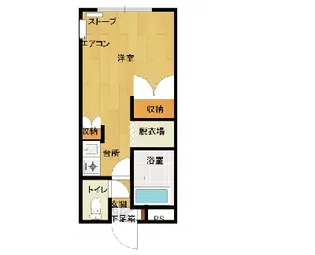 富士見マンション【3階】の間取り