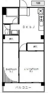 グロワール志村【1階】の間取り