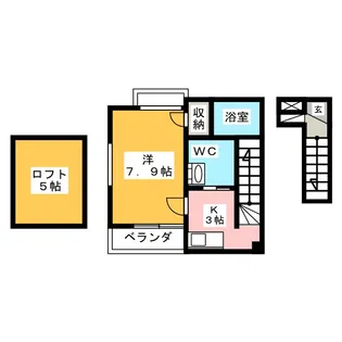 プルミエ【2階】の間取り