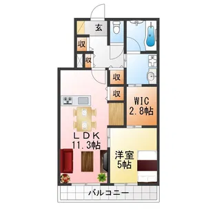 メゾン・ヒロ【2階】の間取り