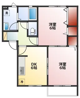 ダイヤモンドメゾン長岡【2階】の間取り