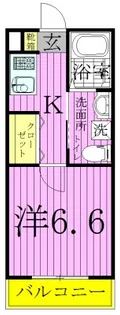 La vita竹ノ塚【2階】の間取り