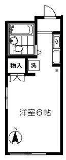 サンハイツ【1階】の間取り