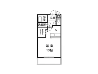 リバーサイド楓【1階】の間取り
