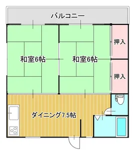 メゾンスカイ【2階】の間取り