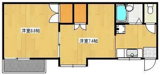 Casa Yakuen【2階】の間取り