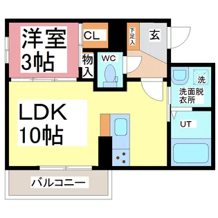 プロヌーブ舞屋【2階】の間取り