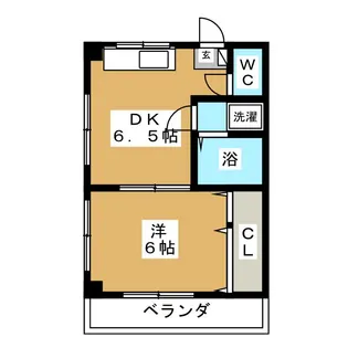 グレースタウン83【2階】の間取り