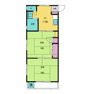 第5西山ビル【2階】の間取り