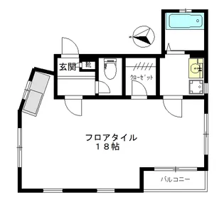 クロスティー練馬【2階】の間取り