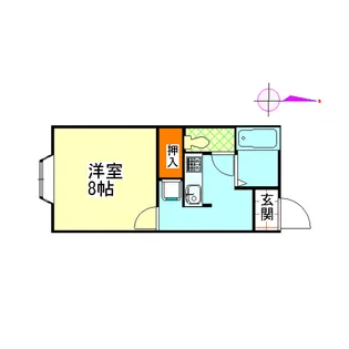 コーポ昭英 No.1【2階】の間取り