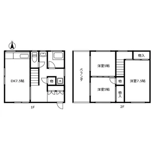 徳島県徳島市南佐古五番町【一戸建】の間取り