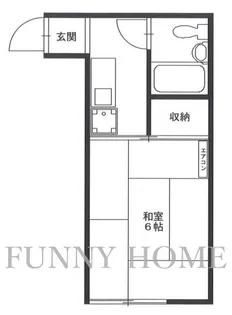 パークハイツ【2階】の間取り