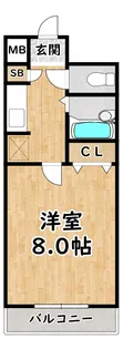 アドヴァンス塚本【2階】の間取り