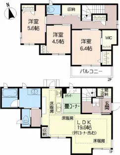 長崎県長崎市彦見町【一戸建】の間取り