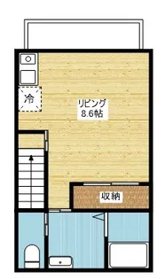 Amity CROSS(アミティ クロス)【2階】の間取り