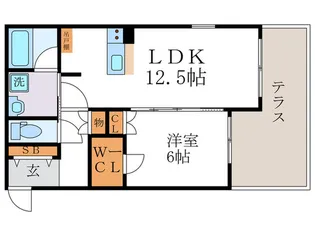 プランドール大宮【1階】の間取り