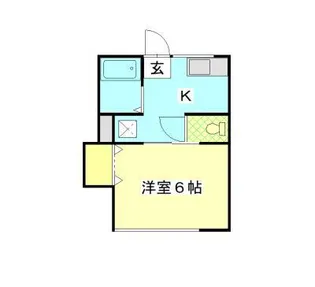 アーバンハイム平野【1階】の間取り