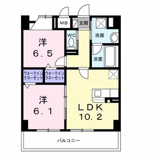 Y’s STATE 天王台【3階】の間取り