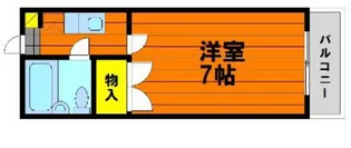 1Kの間取り画像