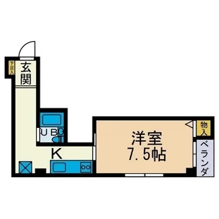 ミッドライズマツイ【4階】の間取り