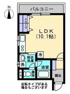 Maison de Quatrell(メゾン・ド・キャトル)II【3階】の間取り